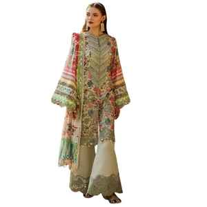 Abiti Estivi Trendy per Donne/ Vestiti Estivi Femminili/ Completi Pakistani in Tessuto Lawn a 3 Pezzi - Product Image 1