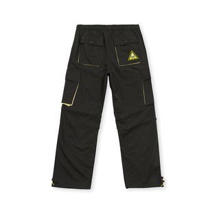 Pantalon de jogging pour homme en toile de polyester, à déchirure facile, avec boutons-pression latéraux, taille élastique, respirant, style streetwear, OEM en gros - Product Image 3