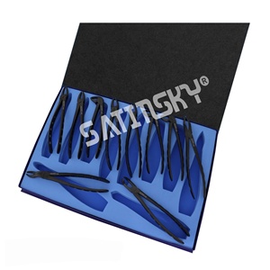 คีมถอนฟัน2ชิ้นสำหรับ150และ151ฟันกรามล่างบนเครื่องมือแนะนำการผ่าตัดสแตนเลสเกรด - Product Image 5