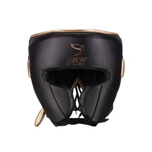 Ensemble de boxe Fly de qualité supérieure, kit de boxe professionnel Fly, fabriqué en cuir véritable, noir et doré, ensemble de sparring Fly - Product Image 3