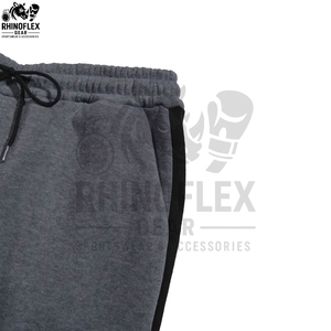 Survêtement coupe-vent pour homme avec capuche et pantalon de jogging, 100 % polyester nylon, fermeture éclair intégrale, couleur orange - Product Image 4