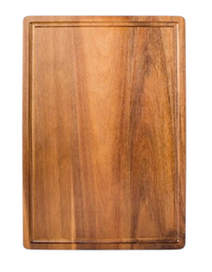 Rustic Solid Wood Mildew Proof Double-sided Chopping Board Stand Dishwasher Safe <b>Kitchenware</b> 1.5cm Thick Rectangle - Product Image 2