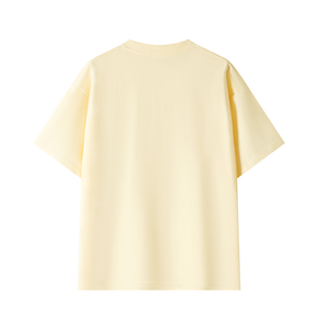 เสื้อยืดโอเวอร์ไซส์ทรงใหญ่ คอใหญ่ ไหล่ตก พิมพ์โลโก้ตามสั่ง ผ้าหนา 330gsm คุณภาพสูง สำหรับผู้ชาย สไตล์สตรีทแวร์ - Product Image 6