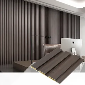 Customizable WPC Wall Cladding 3D Eco-Friendly Wood Grain Wall Board Panel