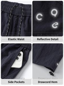 Pantalones Cargo de Senderismo para Hombre, Resistentes al Agua, Cintura Media, Corte Recto Informal, Estilo Paracaídas - Product Image 5