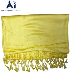 Wholesale Bulk Quantity Solid Plain Viscose Pashmina Scarf Luxury Soft Touch Winter Warm Tassel <b>Shawl</b> <b>Wrap</b> Womens Hijab - Product Image 5