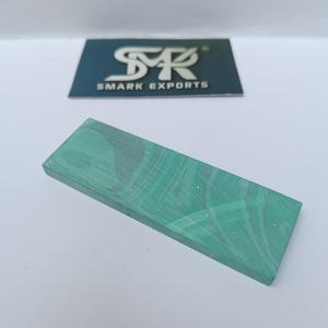 Placas de compuesto de piedra turquesa para mango de cuchillo, material en bruto para fabricación de cuchillos, material personalizado hecho a mano para mango de cuchillo - Product Image 2