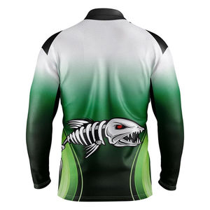 Chemises de pêche à manches longues pour hommes, personnalisées, avec impression par sublimation, protection UV, en jersey, vente en gros PURE - Product Image 2