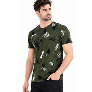T-shirts en coton pour hommes de haute qualité, confortables, à séchage rapide, respirants, doux, col rond, décontractés, fournisseur d'usine OEM ODM - Product Image 2
