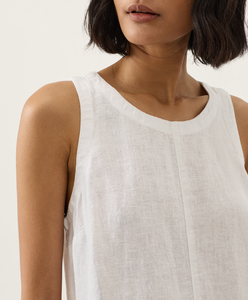 Robe midi moulante sans manches pour femme, décontractée, coupe crayon, ajustée, lavable, écologique, taille haute, pour l'été – Vente en gros - Product Image 2