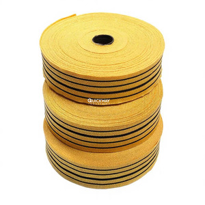 Garniture tressée artisanale métallique dorée avec rayures noires, galon décoratif de luxe en fil métallique à 4 brins pour uniforme - Product Image 1