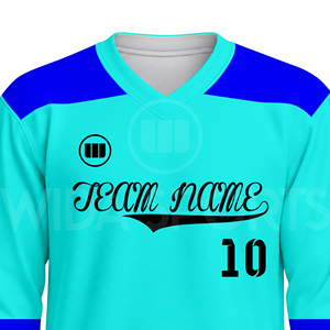Custom Sublimated Ice Hockey Uniform Hockey Jersey Pants Set Breathable Eco-Friendly Quick Dry 100% Polyester Team Apparel OEM - Product Image 4