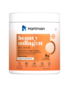 คอลลาเจนพรีเมียมชนิดที่ 1 และ 3 รสชาติมะม่วงพีช ผงโภชนาการจากพืช - Product Image 1
