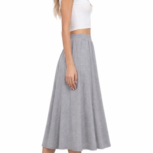 Ensemble 2 pièces jupe midi taille haute pour femme en cachemire respirant, coupe confortable de haute qualité pour usage quotidien - Product Image 3