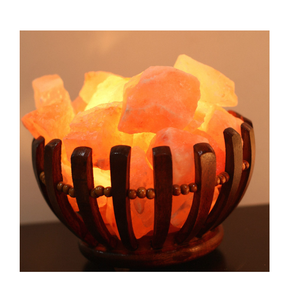 Lampe en sel rose de l'Himalaya 100% naturel, qualité supérieure, sel de roche raffiné, décoration d'intérieur, boîte élégante disponible, sachet, bouteille - Product Image 1