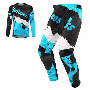 Ensemble de course de motocross en polyester personnalisé, dernière collection, équipement de moto tout-terrain haut de gamme, ensemble de course hors route pour adultes et jeunes, équipement MX en gros - Product Image 3