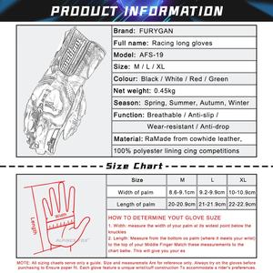 Guantes de Motocicleta de Cuero Furygan para Hombre, Certificación CE AFS-19, Cierre de Gancho y Bucle, Térmicos/Aislantes, Dedos Completos, Invierno, Motocross - Product Image 6
