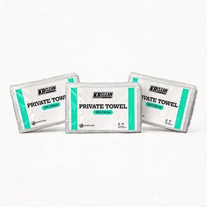 Lingettes sèches non tissées blanches Krclean XK5, design 2026, 50-80 feuilles, taille Vietnam, serviettes jetables en sachet, ISO 9001 - Product Image 1