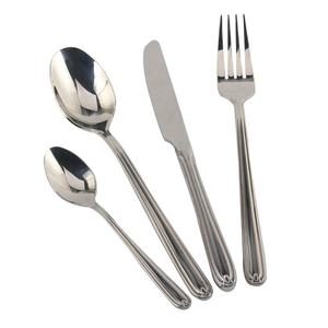 Ensemble de couverts en acier inoxydable de qualité supérieure |   Couverts à finition lisse pour tables à manger élégantes - Product Image 3