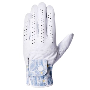 Gants de golf en gros en vrac OEM ODM fournisseur Logo personnalisé Cabretta cuir léger Durable Grip respirant hommes femmes Golf utilisation - Product Image 1