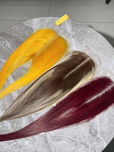 ผมต่อแบบเส้นตรงสีเปียโน ยี่ห้อ Highlight Human Hair Weave Bundles  แบบเย็บด้วยเครื่องจักร ผมเวอร์จิ้นแท้ - Product Image 5