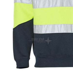 เสื้อทำงานคุณภาพสูงแบบสั่งทำพิเศษ พร้อมซิป ¼ ตัว ระบายอากาศได้ดี ราคาขายส่ง - Product Image 4