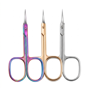 Top Quality Stainless Steel Cuticle Scissors Curved Blade with Sharp Tip To Cut <b>Dead</b> Skin Perfect Nail Care Scissors 2026 - Product Image 1