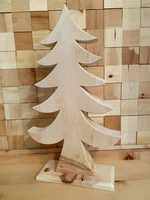 Ensemble de décorations de Noël en bois, finition naturelle, pour table, fête de fin d'année, écologique, durable