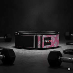 Rexfit เข็มขัดออกกำลังกายหนักสำหรับเล่นกีฬาเพื่อความมั่นคงหลักและเข็มขัดฝึกความแข็งแรงพร้อมหัวเข็มขัดแบบคันโยก - Product Image 1