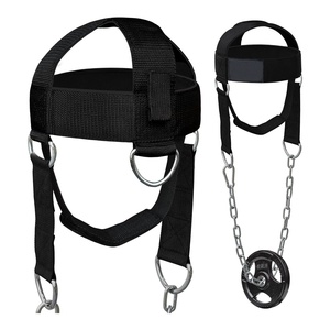 High quality fitness gear nylon <b>weight</b> lifting head harness for neck muscle training resistance workout and gym performance use - Product Image 4