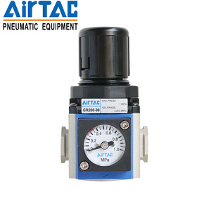 Válvula Reguladora de Presión Neumática Airtac GR200-08, Válvula Reductora de Presión de Aire Ajustable - Product Image 1
