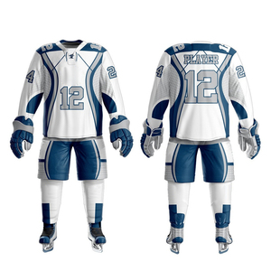 Proveedor de uniformes de hockey sobre hielo personalizados, ropa deportiva profesional con la opción de comprar al por mayor camisetas y equipamiento de hockey sobre hielo en línea. - Product Image 6