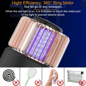 Jiffi Bug Zapper 2000mAh Ricaricabile USB, Luce Antizanzare UVA Appendibile, Insetticida Elettrico con Attrattivo - Product Image 5