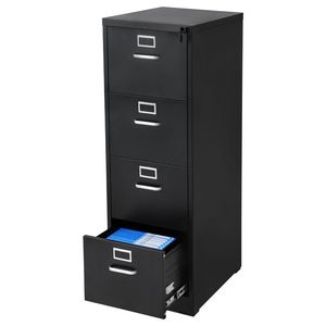 4-Drawer Metal Vertical Filing <b>Storage</b> Cabinet with Lock for Home Office Heavy-Duty Detachable Handle <b>File</b> Cabinets - Product Image 2