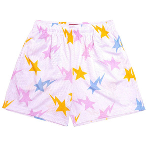 Men's Purple Swim Trunks Elastic Waist Breathable Woven Polyester Quick Dry Eco-Friendly Drawstring Closure Shorts - Product Image 2