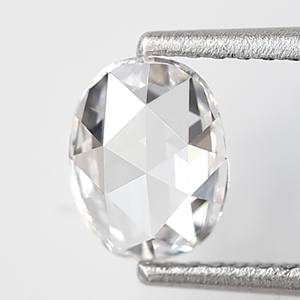 เพชรรูปไข่ทรงโรสคัท 0.75 กะรัต เพาะเลี้ยงในห้องปฏิบัติการ สำหรับทำแหวน เพชรรูปไข่แบบหลวมที่ได้รับการรับรอง ราคาดีที่สุด มีขนาด 1-5 กะรัต ทุกขนาดให้เลือก - Product Image 3