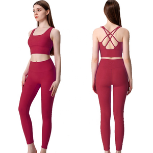 Heavy Fashion Printed Fitness Workout Yoga Set Sports Bra And Legging Set - Product Image 5