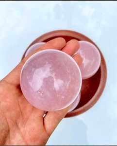 Premium Large Rose Quartz <b>Crystal</b> Sphere Natural Rose Quartz Healing <b>Ball</b> Large Polished Rose Quartz Sphere Genuine Rose Quartz - Product Image 4