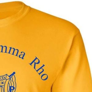 เสื้อยืดลายตราสัญลักษณ์ Sigma Gamma Rho สำหรับผู้หญิงและผู้ชาย เสื้อยืดคอกลมแขนสั้นผ้าฝ้ายลำลอง สไตล์กรีก สำหรับชมรมนักศึกษา รับผลิตตามสั่ง ขายส่ง - Product Image 5