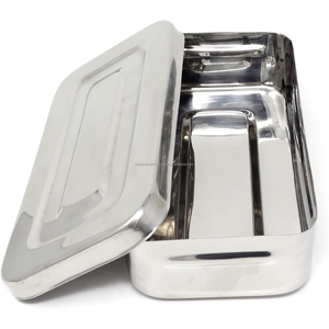 Caja de Acero para Instrumentos Médico-Quirúrgicos Reutilizable con Tapa, Servicio OEM ODM Disponible, Precios Competitivos de Fábrica al por Mayor - Product Image 1