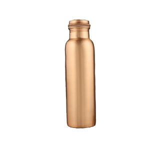 <b>Marvelous</b> Look Pure Copper Water Bottle Yoga Water Bottle Ayurveda Copper Vessel Leak Proof Copper Water Bottle - Product Image 2