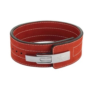 Best Selling High Quality Cowhide Genuine Leather Lever Belt 10-13MM Thickness Buckle Closure Advanced Protection New Fitness - Product Image 3