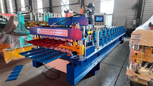Doppelschichtige Glasierte Fliesen-Formmaschine Dachblech Glasierte Fliesen Rollformmaschine - Product Image 2