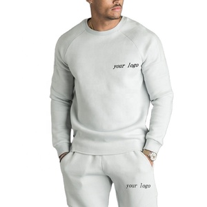 Chándales de ropa deportiva de diseño personalizado OEM, material personalizado de lana de algodón, conjuntos de dos piezas de Color sólido, chándal para hombre a la venta - Product Image 5