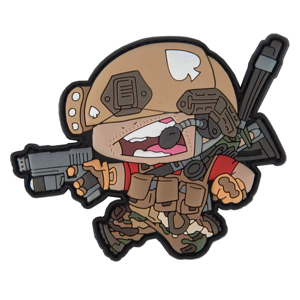 Premium Tactical PVC Rubber Patch | <b>Hook</b> & Loop Backing Brand Label | Bulk Manufacturer Direct - Product Image 1