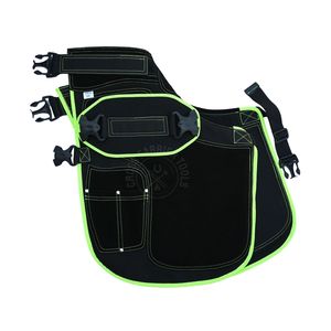 Delantal de Herrador de Alta Resistencia, de Cuero y Lona, con Correas Ajustables para Pierna y Cintura, Bolsillos para Cuchillos, Imán para Clavos, Uso Profesional - Product Image 1