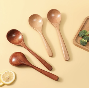 Cuchara de Madera Vietnamita para Salsas, Utensilio de Cocina Hecho a Mano, Ecológico, para Servir en la Mesa - Product Image 5