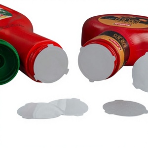 Vietnam Manufacturer's Fast Delivery Non-Spill Aluminum Seal Film Heat Induction Two Piece Lid Safety <b>Bottle</b> Cap Liner Chemical - Product Image 2