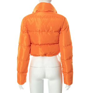 <b>Women</b> Hooded Puffer Jacket Wholesale Water Resistant Insulated <b>Coat</b> Custom Printed OEM Apparel Supplier - Product Image 5