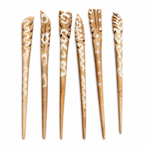 Handcrafted Bone <b>Hair</b> Sticks Carved <b>Hair</b> <b>Pins</b> Ethnic <b>Hair</b> Accessories <b>for</b> <b>Bun</b> Hairstyle Women Accessories - Product Image 1
